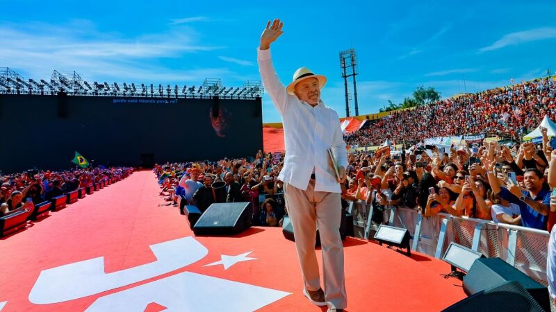Presidente Lula deu início à sua campanha eleitoral em São Bernardo do Campo (SP)