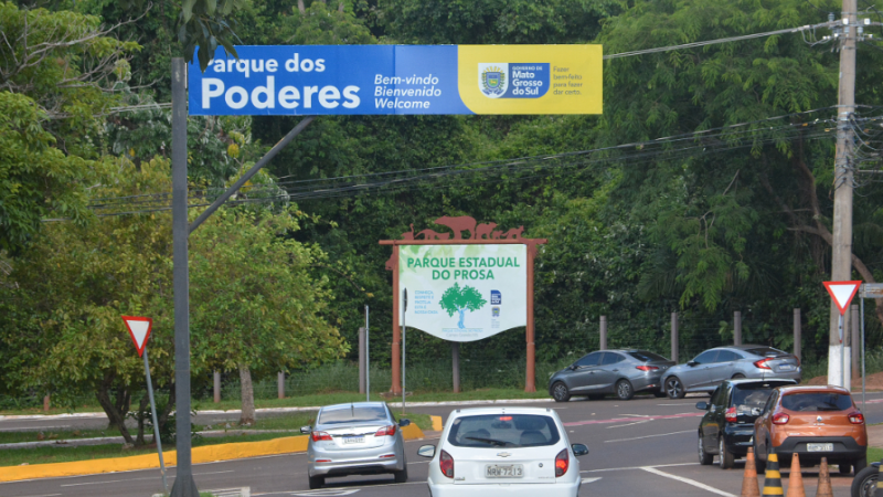 Parque dos Poderes, onde há vários órgãos públicos de MS