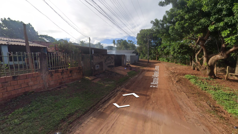 Rua Manoel Abrão Lemos, na Mata do Segredo, onde Lourival invadiu a casa de um homem e tentou matá-lo