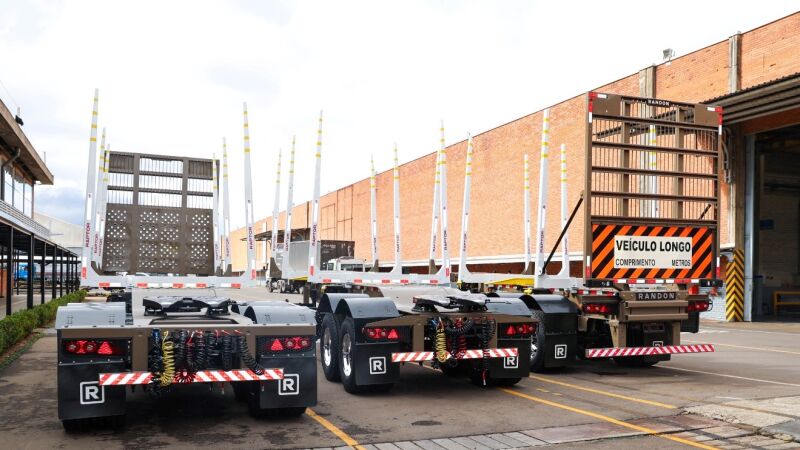 Arauco está comprando conjuntos de três carretas acopladas uma á outra. Parceiros terá de comprar os cavalos mecânicos