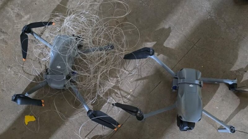 Dois drones usados na tentativa de levar celulares e drogas para a Máxima de Campo Grande foram interceptados nesta quinta-feira (20).