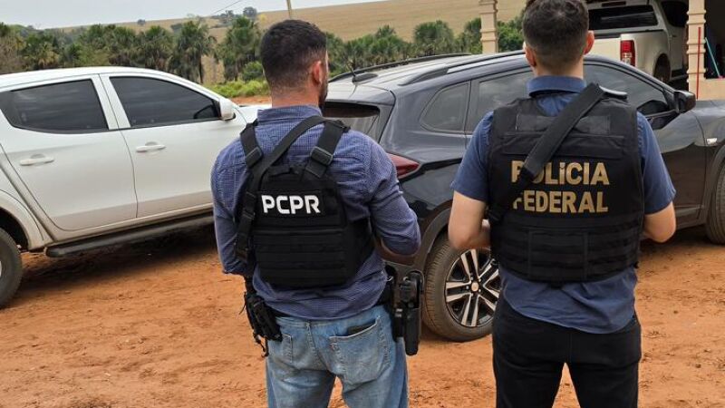 A prisão foi efetuada pela Polícia Federal de Três Lagoas e pela Polícia Civil do Paraná