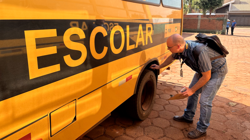Representantes dos órgãos realizaram fiscalizações no transporte escolar de Mato Grosso do Sul no primeiro semestre de 2026