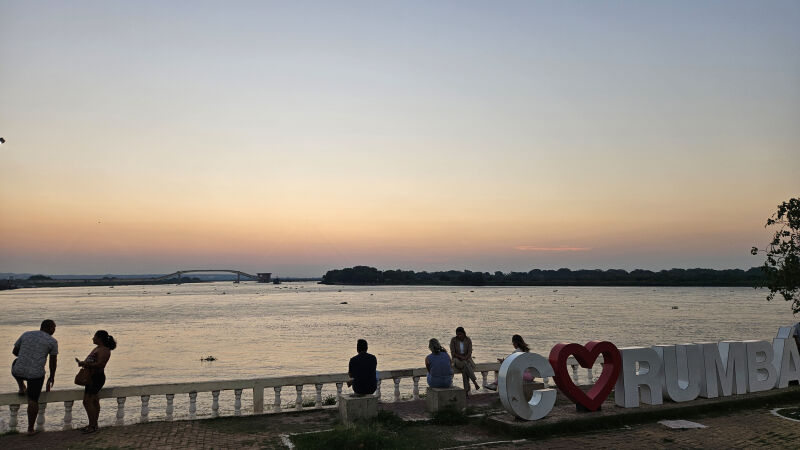 Corumbá registrou a maior temperatura do Estado neste domingo, de 41,9°C 