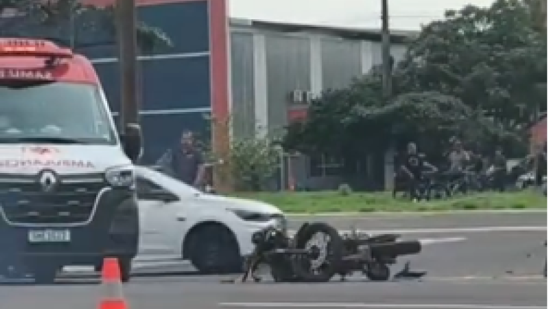 Colisão aconteceu no cruzamento da Avenida Gury Marques com a rua José Pedrossian