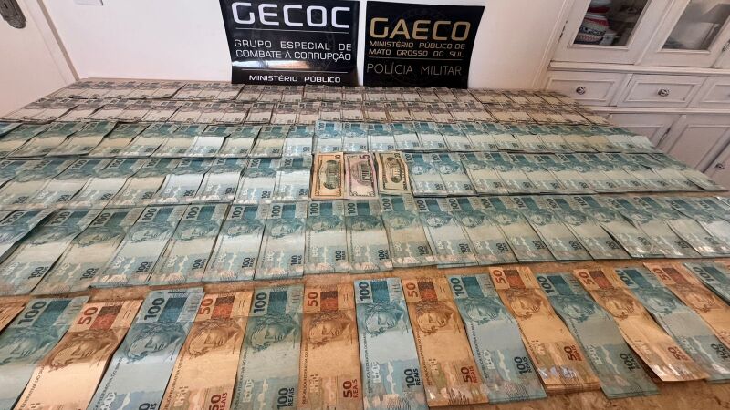Em 12 de maio, quando a Rial foi alvo do Gaeco, R$ 429 mil foram encontrados com dois servidores municipais