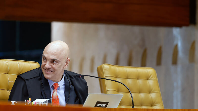 O ministro Alexandre de Moraes, do STF, está no 