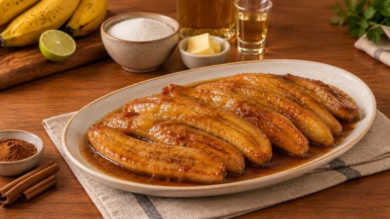 Dia 22/09 celebramos o Dia Mundial da Banana: que tal uma Banana Caramelizada com Cachaça e Canela? 