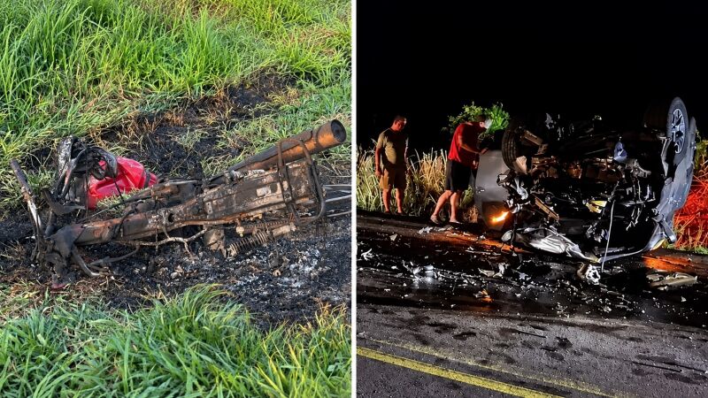 Acidentes registrados em diferentes regiões de Mato Grosso do Sul deixaram três mortos e dois feridos entre sexta-feira (11) e sábado (12).