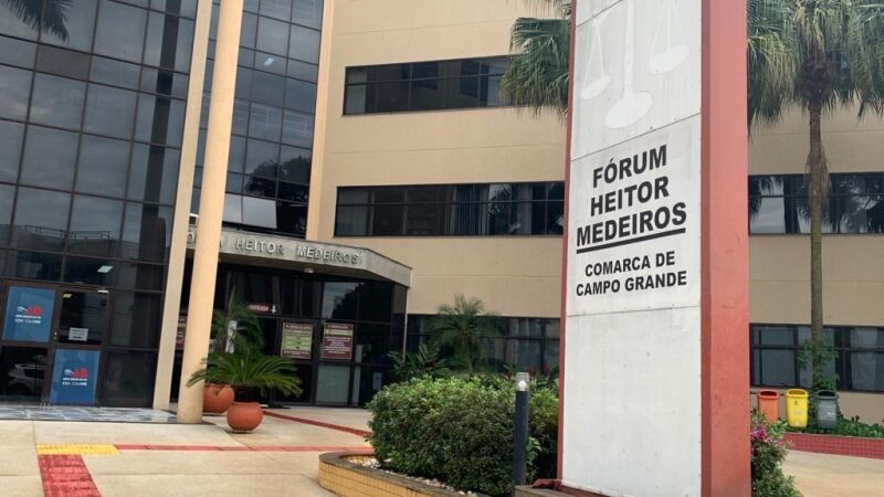órum Heitor Medeiros, em Campo Grande, onde tramitam processos da Justiça estadual na Capital.