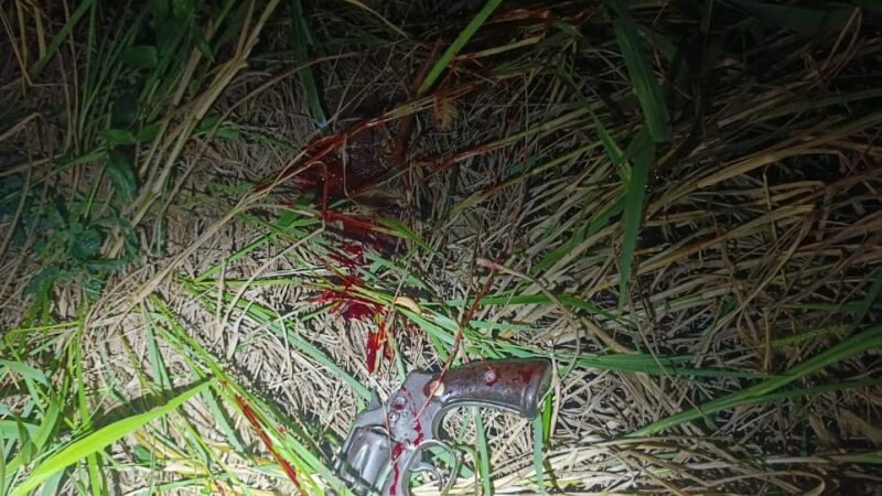 Arma utilizada pelo criminoso