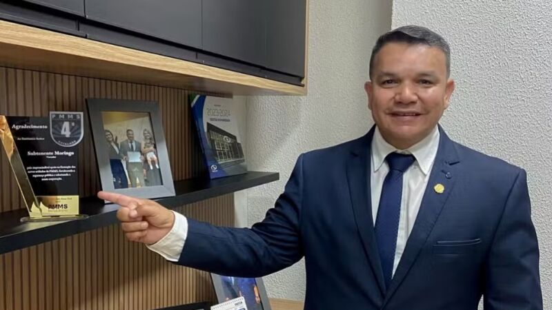 Dionaldo Morinigo (PDT), vereador de Ponta Porã e subtenente do Corpo de Bombeiros, teve a prisão preventiva mantida pela Justiça neste domingo (20)