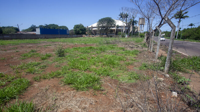 Área próxima ao Estádio Guanandizão, onde a nova sede do Batalhão será construída