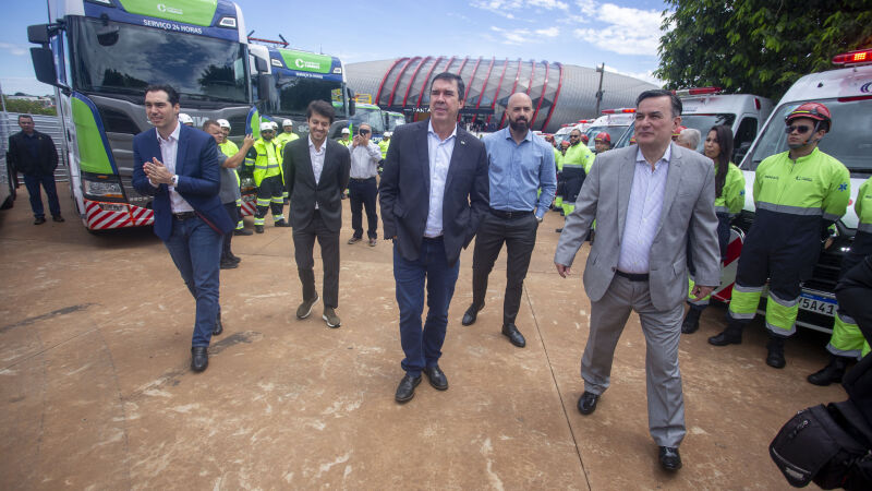 Nova frota da Caminhos da Celulose começa a operar nesta segunda-feira (26), com 56 veículos destinados ao atendimento de ocorrências nas rodovias de Mato Grosso do Sul