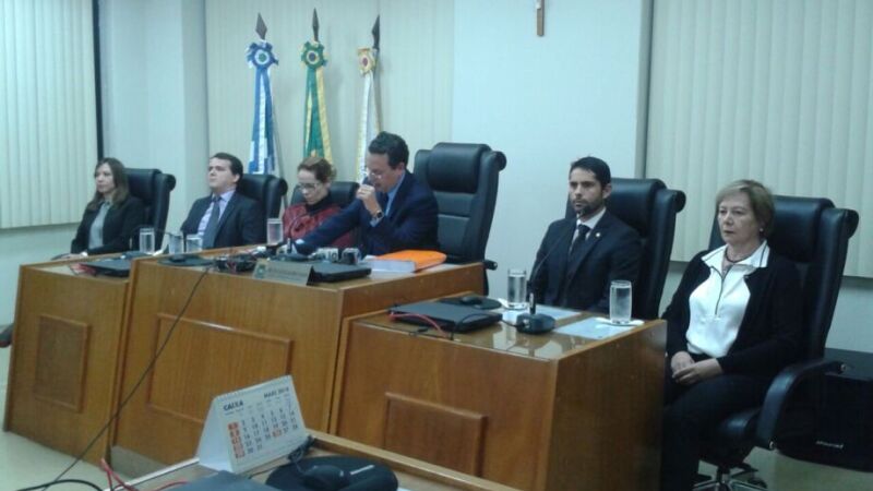 Procurador-geral de Justiça, Paulo Passos, em 2016, durante oferecimento da denúncia