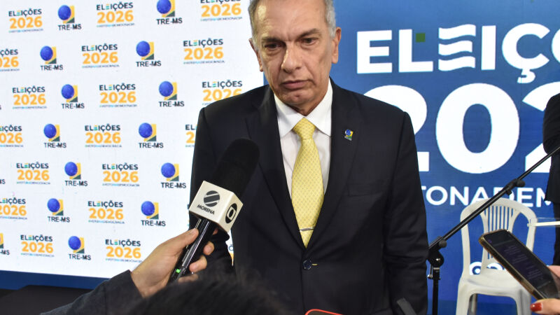 sidente do Tribunal Regional Eleitoral de Mato Grosso do Sul (TRE-MS), desembargador Carlos Eduardo Contar