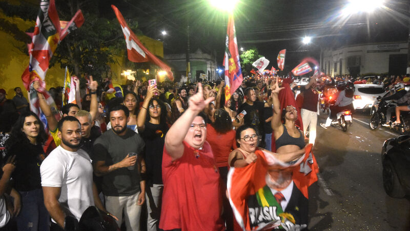 Comemoração da virada de Lula, na 14 de Julho 