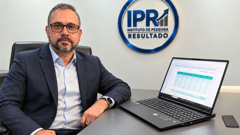 O diretor do IPR, Aruaque Fressato Barbosa, destacou o acerto da pesquisa em relação às urnas