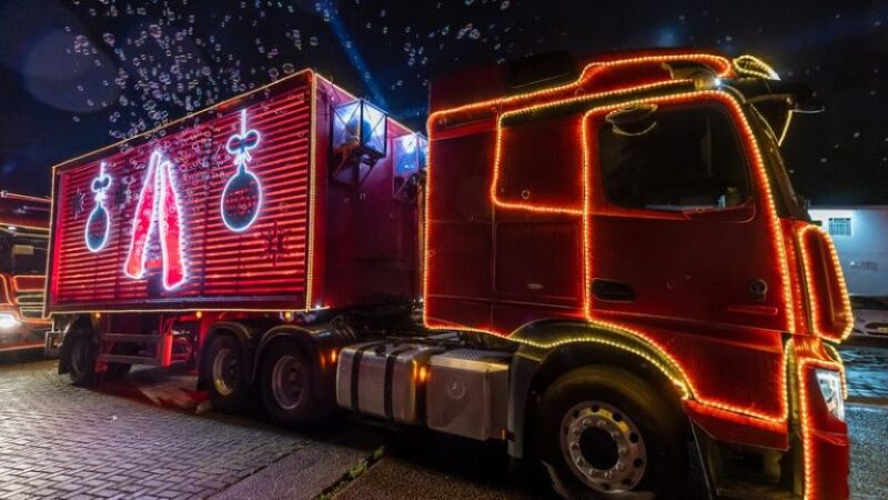 Carretas natalinas da Coca Cola vão passar em Campo Grande, Dourados, Três Lagoas e Itaporã