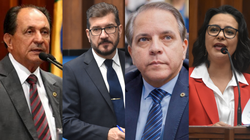Zé Teixeira, Pedro Kemp, Coronel David e Gleice Jane 