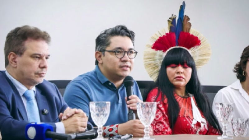 Coletiva realizada na manhã deste sábado, em Dourados 
