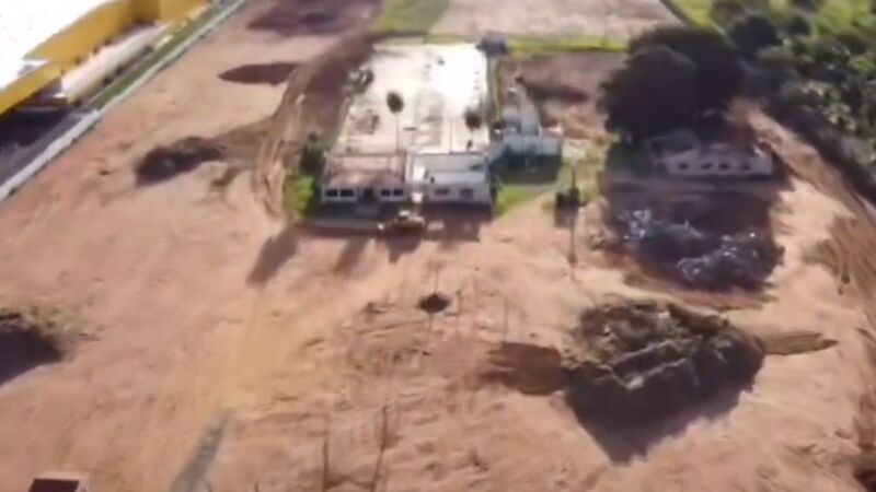 Área onde está prevista a construção do Shopping Cidade Morena, na Avenida Gury Marques, em Campo Grande.
