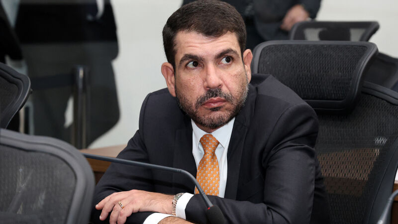 O deputado estadual Jamilson Name (PP) durante sessão na Assembleia Legislativa