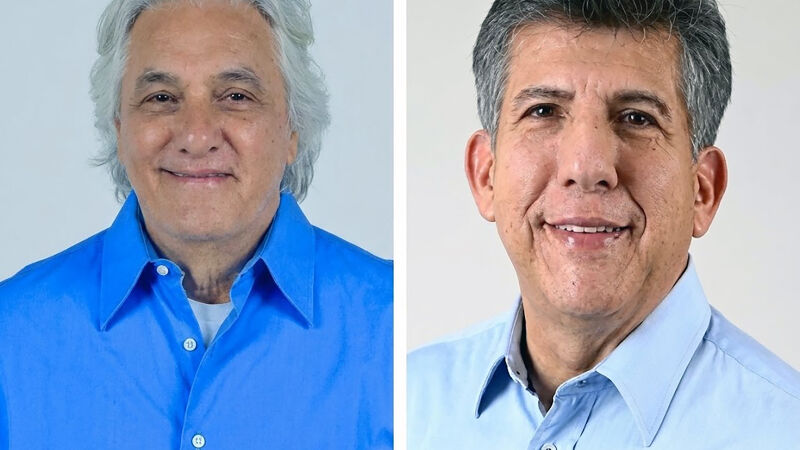 O ex-senador Delcídio Amaral e o deputado Lidio Lopes