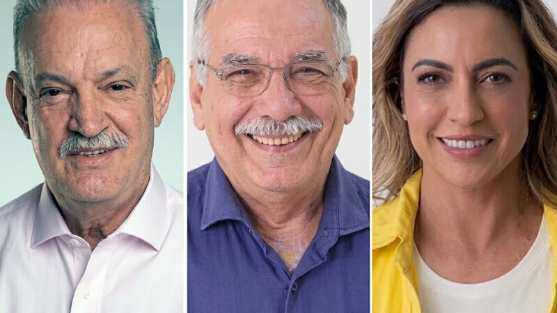 Os deputados Geraldo Resende e Dr. Luiz Ovando e a senadora Soraya Thronicke