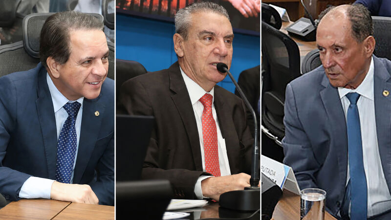 Os deputados estaduais Coronel David, Paulo Corrêa e Zé Teixeira querem comandar a Alems