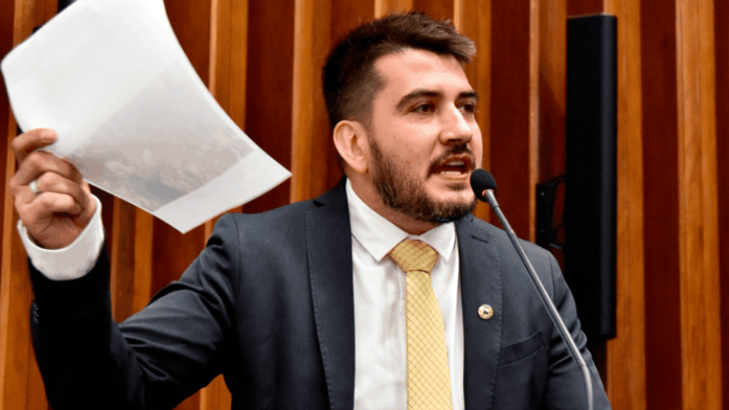 Rafael Tavares, atualmente vereador de Campo Grande
