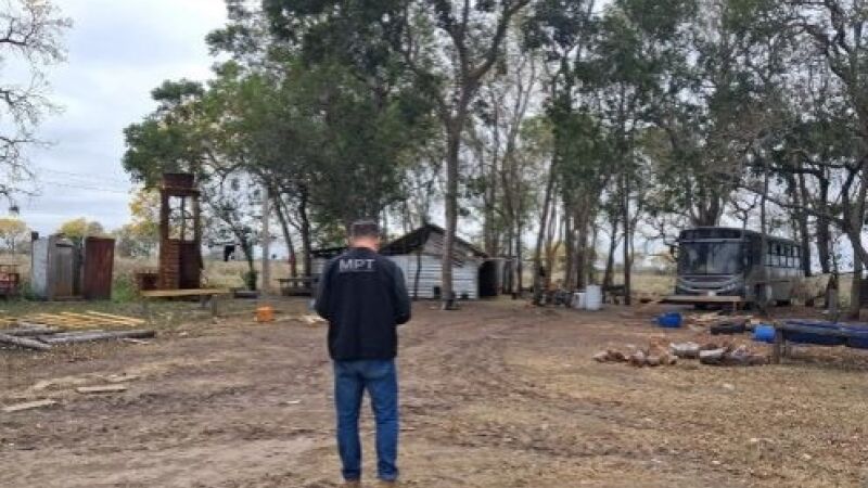 Fiscalizações de combate ao trabalho análogo à escravidão são realizadas em propriedades rurais de Mato Grosso do Sul. Foto: Divulgação/MPT-MS