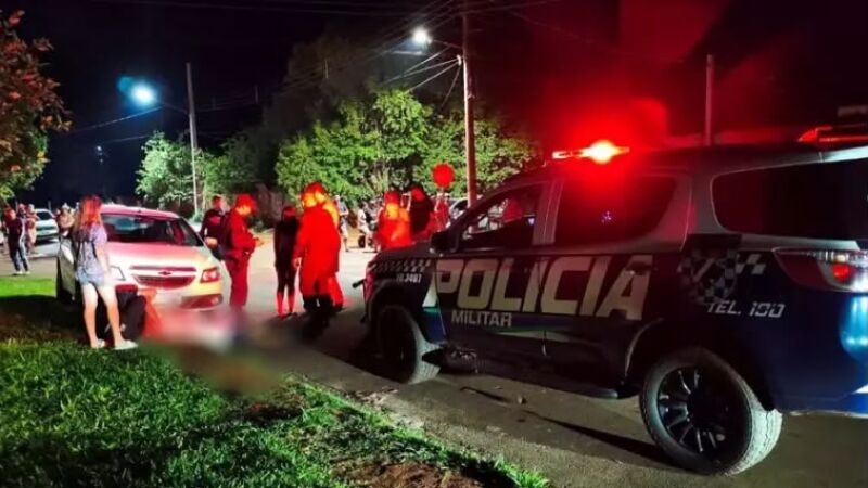 Homem foi morto com mais de cinco tiros em estabelecimento comercial de Caarapó, na noite de sábado (10)