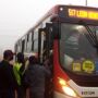 Ônibus anda às escuras por Campo Grande e coloca segurança dos passageiros em risco