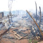 Incêndio de grandes proporções destrói mais de 80 moradias na favela do Mandela 