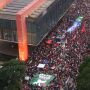Manifestação de esquerda tinha como foco o Congresso, mas atingiu Bolsonaro e Tarcísio