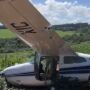 Avi&atilde;o realiza pouso for&ccedil;ado em lavoura perto da fronteira