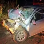 Homem morre em colis&atilde;o com carreta rodotrem carregada de soja na MS-276