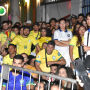 Mais de 1,3 mil torcedores acompanharam derrota do Brasil na Cidade da Copa