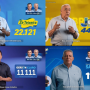 Candidatos a deputado escondem Fl&aacute;vio Bolsonaro no hor&aacute;rio gratuito