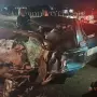 Colis&atilde;o entre caminhonetes deixa um homem morto na BR-262