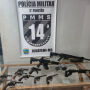 Motorista &eacute; preso com armas escondidas atr&aacute;s de som de carro em MS