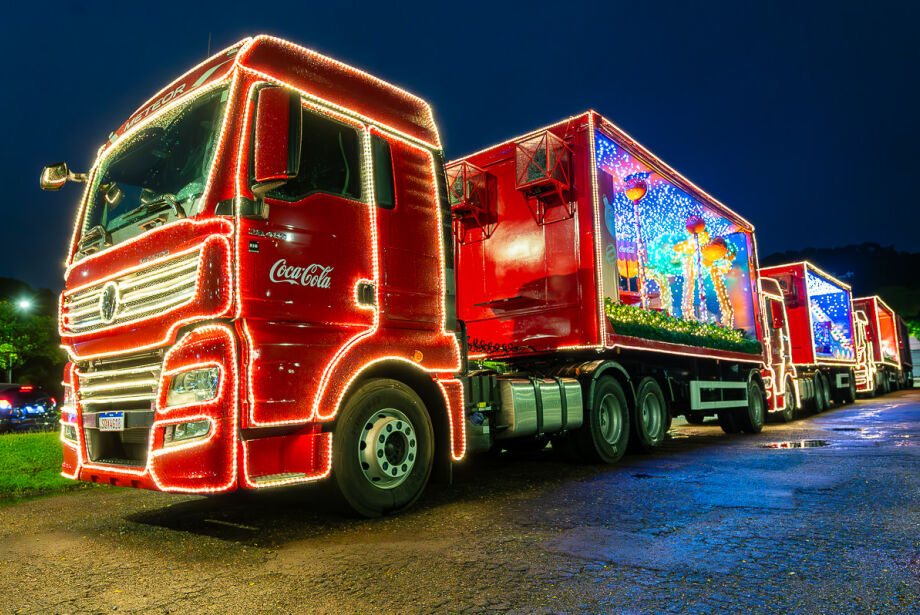 Confira o roteiro da Caravana de Natal da Coca cola em Campo