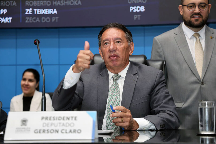 Presidente da Assembleia Legislativa, o deputado estadual Gerson Claro pode concorrer ao Senado