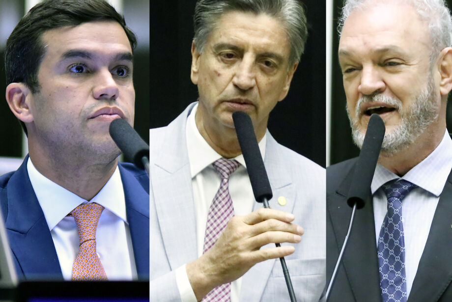 Os deputados federais do PSDB do Estado Beto Pereira, Dagoberto Nogueira e Geraldo Resende