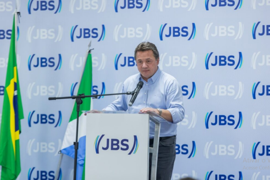 Acionista da J&F, Wesley Batista, em Dourados (MS)