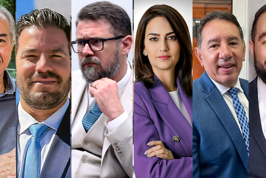 Reinaldo Azambuja, Capit&atilde;o Contar, Marcos Pollon, Gianni Nogueira, Gerson Claro e Oswaldo Meza