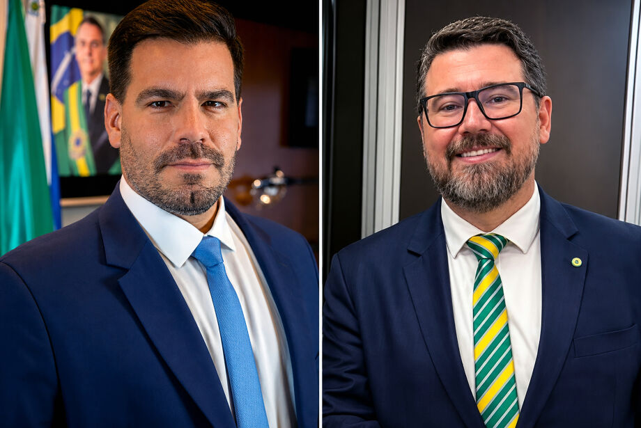 O ex-deputado Capit&atilde;o Contar e o deputado federal Marcos Pollon
