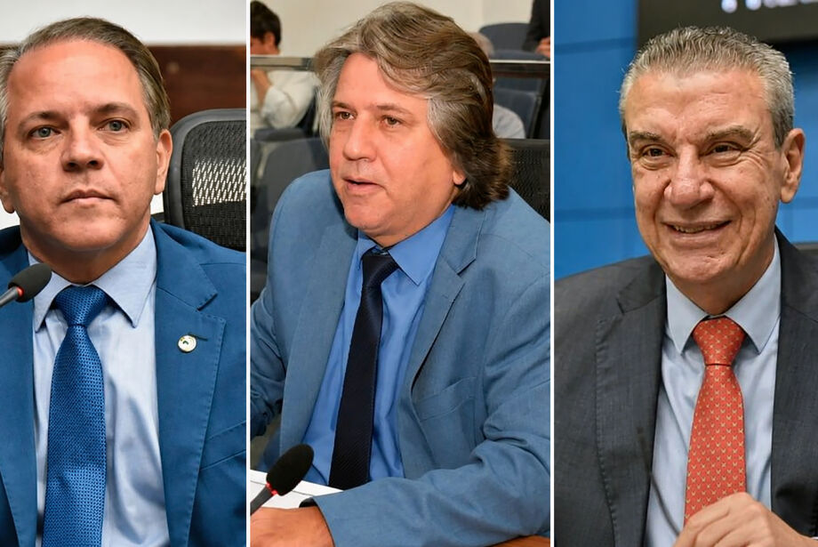 Os deputados estaduais Coronel David (PL), Pedro Caravina (PSDB) e Paulo Corr&ecirc;a (PL) s&atilde;o postulantes &agrave; presid&ecirc;ncia da Casa de Leis