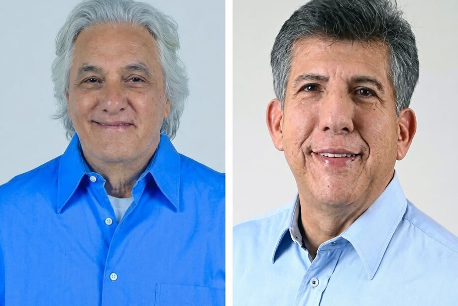O ex-senador Delc&iacute;dio Amaral e o deputado Lidio Lopes